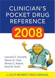Cover of: Clinician's Pocket Drug Reference 2008 (Clinician's Pocket Drug Reference)