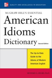 McGraw-Hill's essential American idioms dictionary