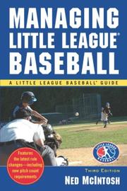 Cover of: Managing Little League