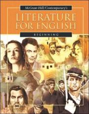 Cover of: Literature for English