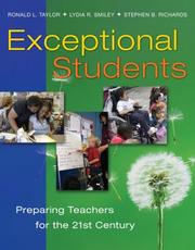 Cover of: Exceptional Students: Preparing Teachers for the 21st Century