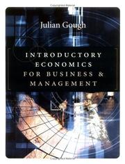 Cover of: Introductory Economics for Business and Management by Julian Gough