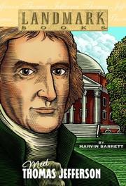 Cover of: Meet Thomas Jefferson (Landmark Books) by Marvin Barrett