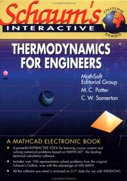 Schaum's outline of theory and problems of thermodynamics for engineers