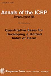 Quantitative bases for developing a unified index of harm