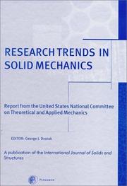 Research trends in solid mechanics : report from the United States National Committee on Theoretical and Applied Mechanics