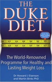 Cover of: The Duke Diet: The world-renowned programme for healthy and sustainable weight loss