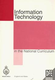 Information technology in the National Curriculum