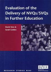 Evaluation of the delivery of NVQs/SVQs in further education
