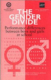 The gender divide : performance differences between boys and girls at school