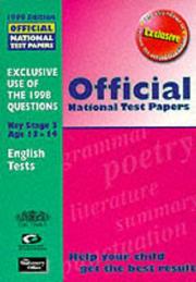Official national test papers: English tests : Key stage 3, age 13 - 14
