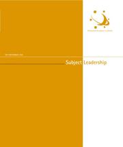 Subject leadership : key reference handbook