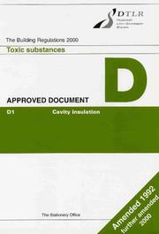 Toxic substances : approved document D
