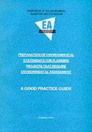 Preparation of environmental statements for planning projects that require environmental assessment : a good practice guide