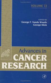 Cover of: Advances in Cancer Research, Volume 72 (Advances in Cancer Research) by 