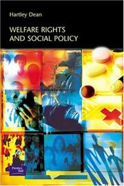 Cover of: Welfare Rights & Social Policy