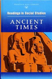 Cover of: Readings in Social Studies: Ancient Times