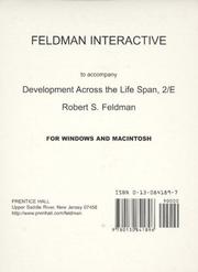 Feldman interactive to accompany Development across the life span, 2/E