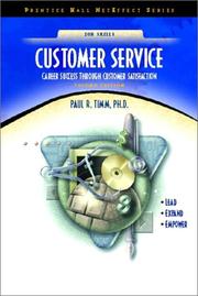 Cover of: Customer Service: Career Success through Customer Satisfaction (NetEffect Series) (2nd Edition)