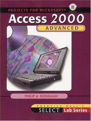 Cover of: SELECT Advanced Access 2000