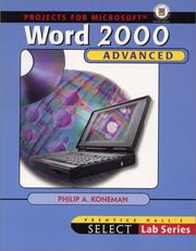 Advanced projects for Microsoft Word 2000