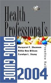 Cover of: Prentice Hall's Health Professionals Drug Guide 2004