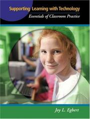 Cover of: Supporting Learning with Technology: Essentials of Classroom Practice