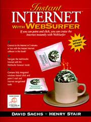 Cover of: Instant Internet With Websurfer/Book and 3 Disks