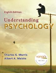 Cover of: UNDERSTANDING PSYCHOLOGY by Charles G. Morris, Albert A Maisto