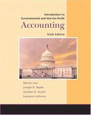 Cover of: Introduction to Government and Non-for-Profit Accounting (6th Edition)