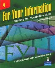 For you information : reading and vocabulary skills