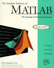 The student edition of MATLAB : version 5, user's guide