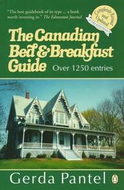 Cover of: Canadian Bed and Breakfast Guide 1997-1998: 1997-1998 Edition (1997/98)(13th ed)