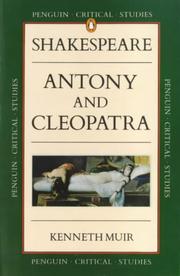 William Shakespeare, Antony and Cleopatra