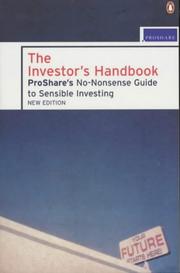 The investor's handbook : ProShare's no-nonsense guide to sensible investing