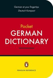 Penguin pocket German dictionary : English-Deutsch German-English