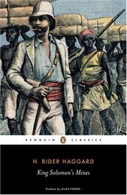Cover of: King Solomon's Mines (Penguin Classics) by H. Rider Haggard