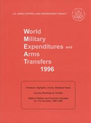 Cover of: World Military Expenditures and Arms Transfers, 1996 (World Military Expenditures and Arms Transfers)
