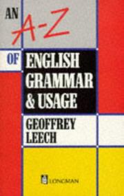 Cover of: A-Z of English Grammar and Usage (Grammar & Reference)