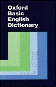 Oxford basic English dictionary