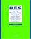 Cover of: BEC Practice Tests