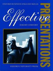 Cover of: Effective Presentations: Student's Book (Oxford Business English Skills)