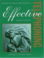 Cover of: Effective Telephoning: Student's Book (Oxford Business English Skills)