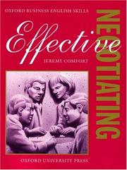 Cover of: Effective Negotiating: Student's Book (Oxford Business English Skills)
