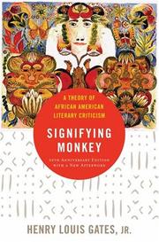 Cover of: The Signifying Monkey by Henry Louis Gates, Jr.