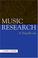 Cover of: Music Research