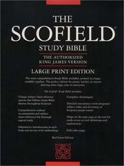 Cover of: The Old ScofieldRG Study Bible, KJV, Large Print Edition: King James Version