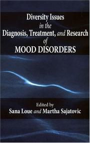 Cover of: Diversity Issues in the Diagnosis, Treatment, and Research of Mood Disorders