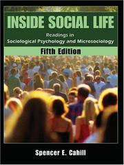 Inside social life : readings in sociological psychology and microsociology