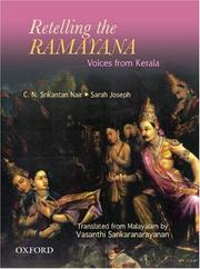 Cover of: Retelling the Ramayana by C. N. Srikantan Nair, Sarah Joseph